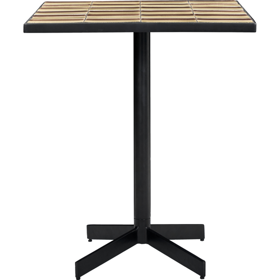 Cafe table, HDStripe, Dusty Rose;Beige