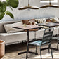 Cafe bord, HDStripe, Dusty Rose;Beige