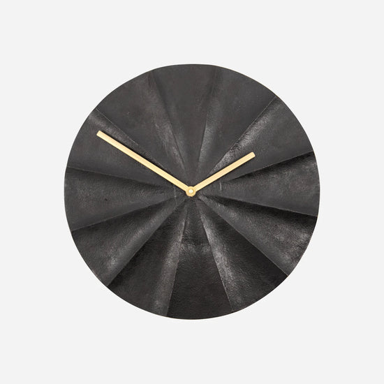 Uhr, HDShow, Messingbraun