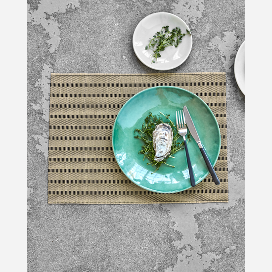 Placemat, HDFica, Black;Natural