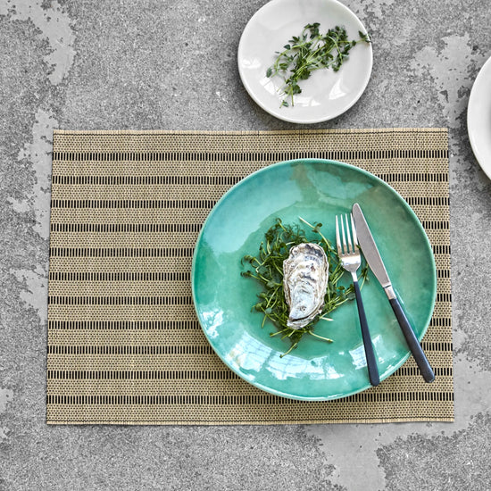 Placemat, HDFica, Black;Natural