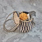 Storage basket, HDIsa, Nature, Black