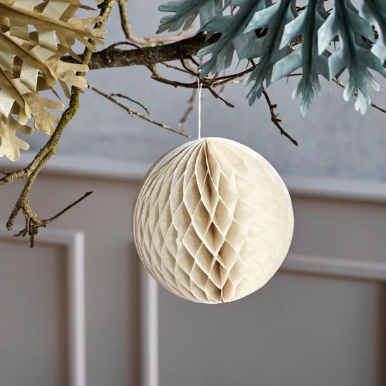 Weihnachtsschmuck, HDOrb, Elfenbein