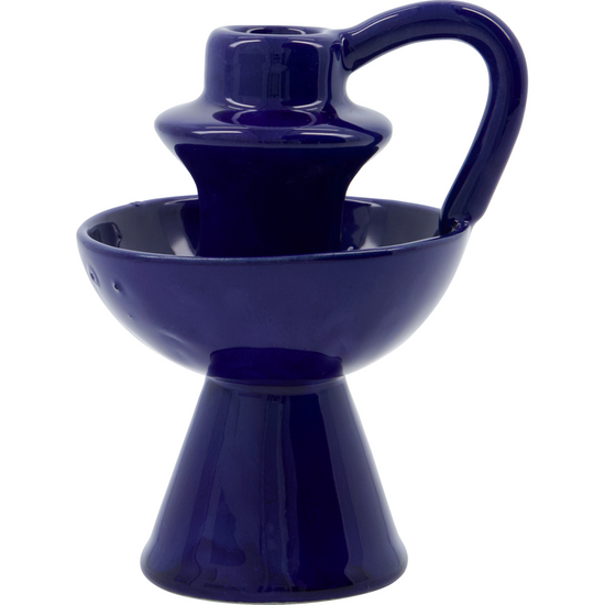 Candle holder, HDDiva, Blue