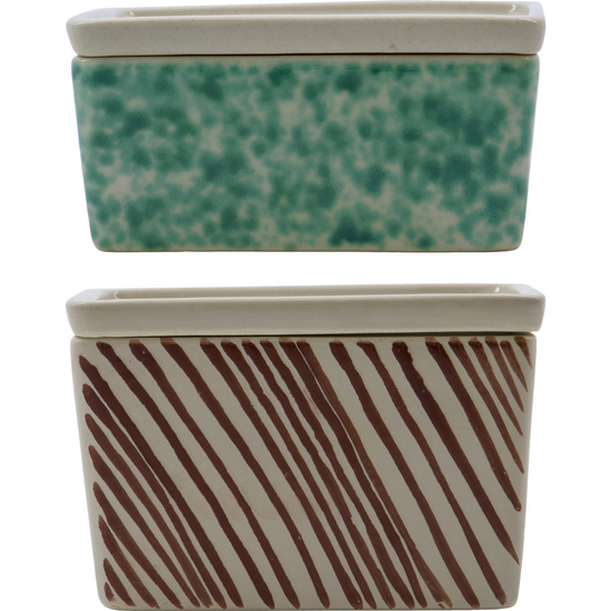 Storage boxes, HDDiva, Green;Brown