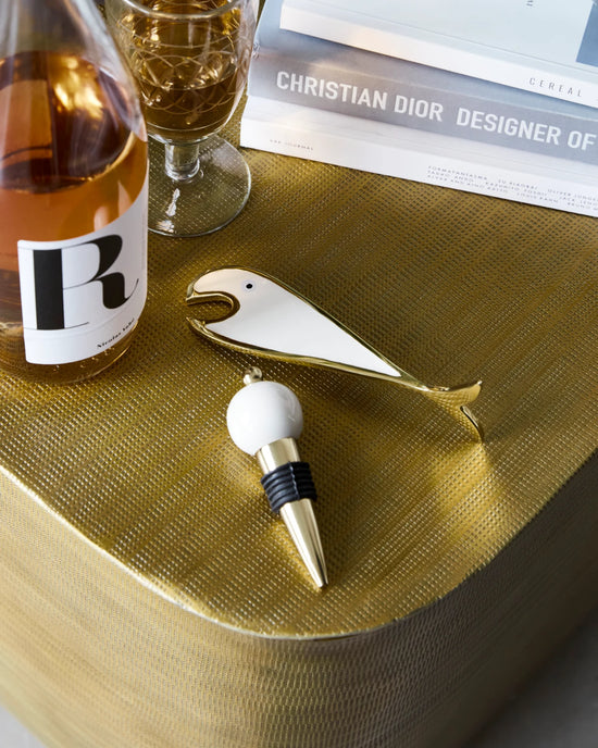 Bottle opener and bottle stopper, HDOpen, Golden, Sand