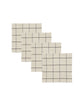 Servietten, HDJoin, Schwarz;Off-White