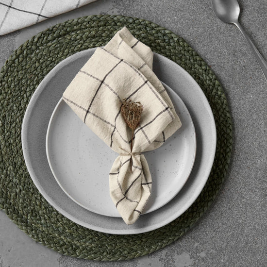 Servietten, HDJoin, Schwarz;Off-White