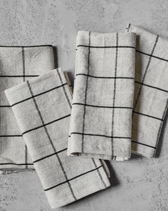 Napkins, HDJoin, Black, Off-white