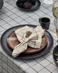 Servietten, HDJoin, Schwarz;Off-White