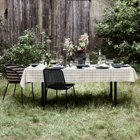 Tischdecke, HDJoin, Schwarz;Off-White