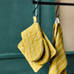 Pot holders, HDChef, Mustard