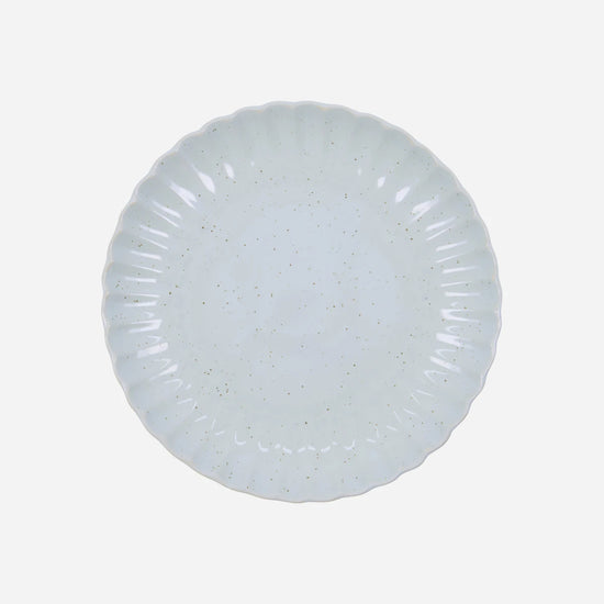 Dinner plate, HDScallop, Light blue