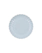 Lunch/cake plate, HDScallop, Light blue