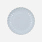 Lunch/cake plate, HDScallop, Light blue