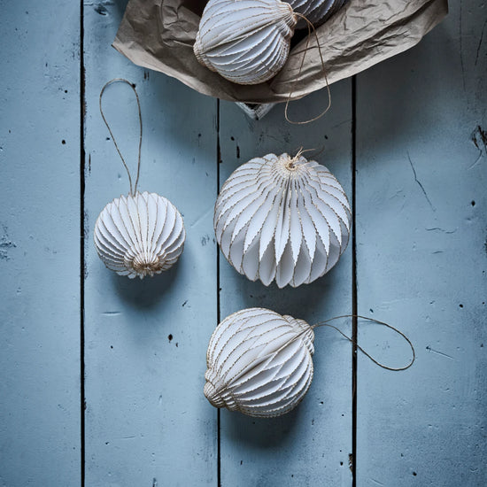 Weihnachtsschmuck, HDAlsta, Off-White;Gold