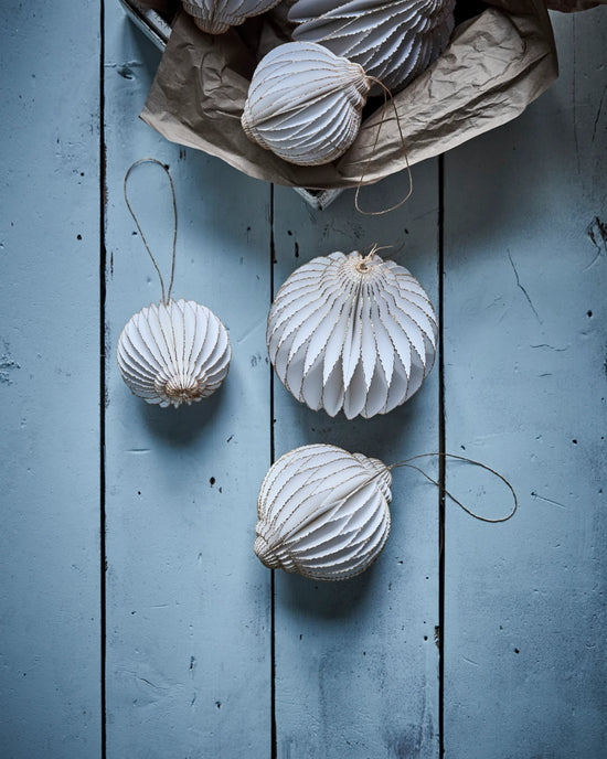 Christmas ornament, HDAlsta, Off-white, Golden