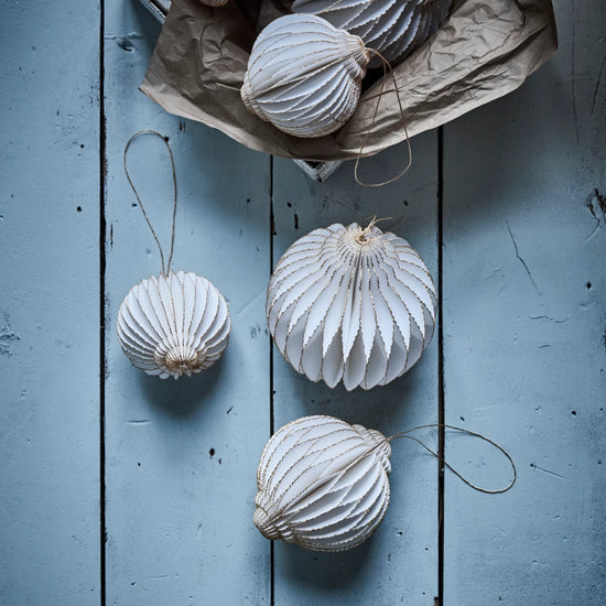 Christmas ornament, HDAlsta, Off-white, Golden