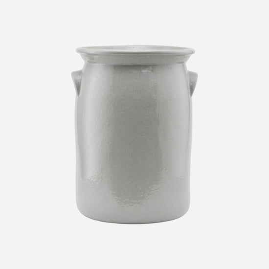 Ceramic jar, Shellish grey
