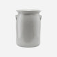 Ceramic jar, Shellish grey