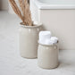 Ceramic jar, Shellish grey