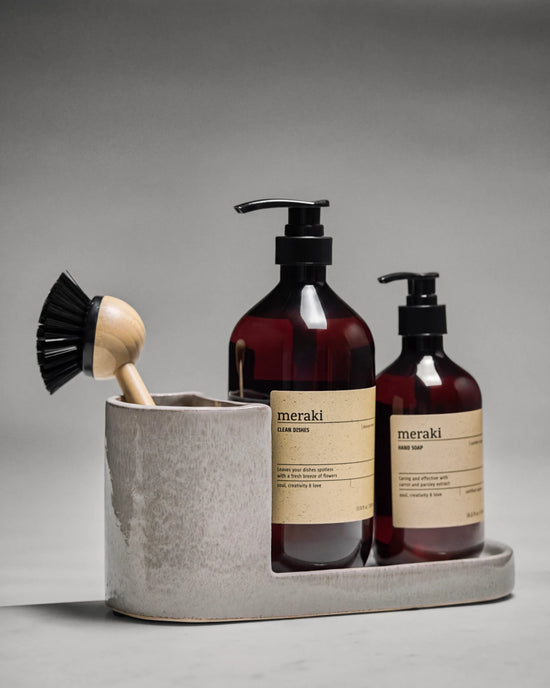 Ordnungssystem für Spülmittel und Spülbürste, MKDatura, Shellish grey