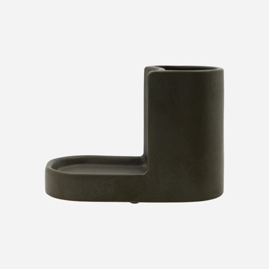 Brush and soap holder, MKDatura, Dark grey