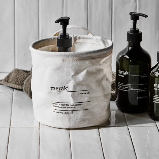 Opbevaringskurv, MKCaring, Hvid