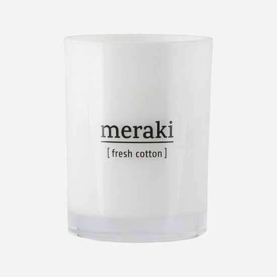 Scented candle, Fresh cotton