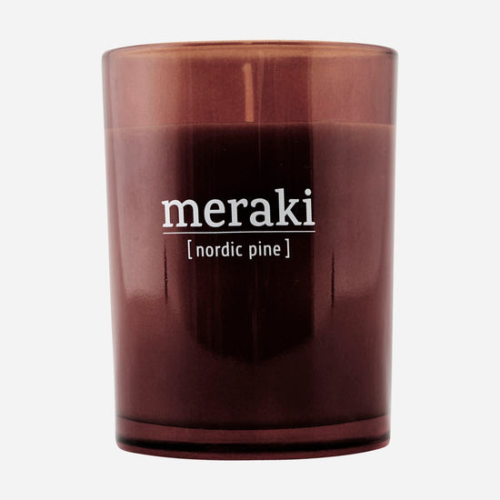 Scented candle, Nordic pine