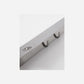 Bottle hanger with hooks, Brushed silver finish