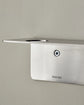 Bottle hanger with hooks, Brushed silver finish