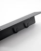 Bottle hanger with hooks, Brushed black finish