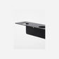 Bottle hanger with hooks, Brushed black finish