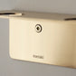 Bottle hanger with hooks, Brushed brass finish