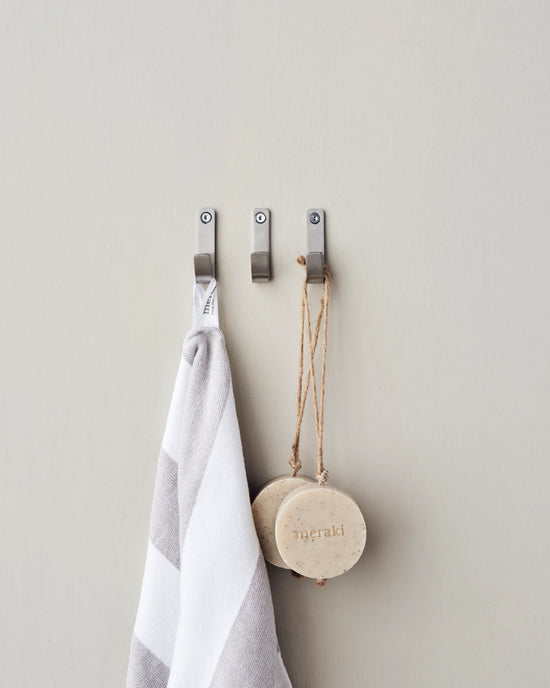 Hooks, MKThapsus, Brushed silver finish