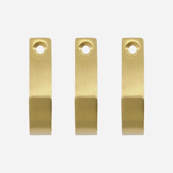 Hook, MKThapsus, Brushed brass finish