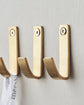 Hooks, MKThapsus, Brushed brass finish