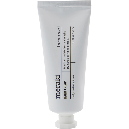 Hand cream, Northern dawn, White