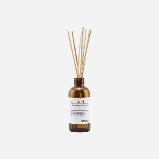 Diffuser w. 7 sticks, Sandcastles & Sunsets