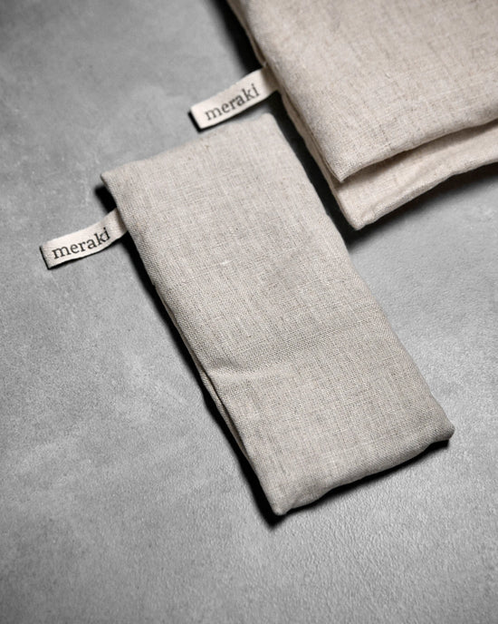 Therapy eye pillow, MKLinen, Beige