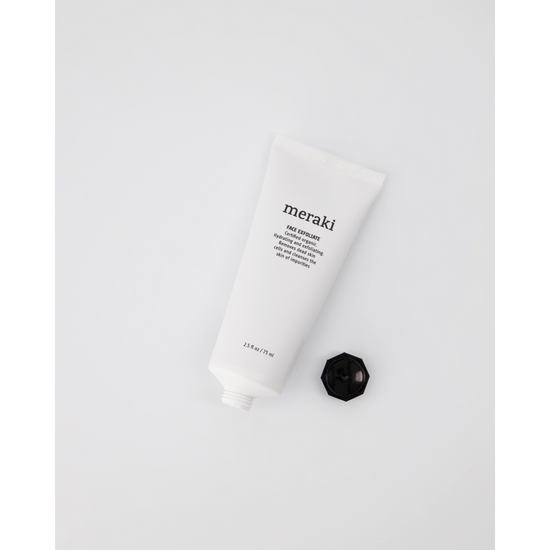 Face exfoliate, White