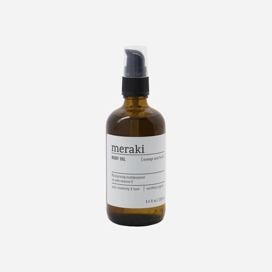 Body oil, Orange & herbs, 100 ml