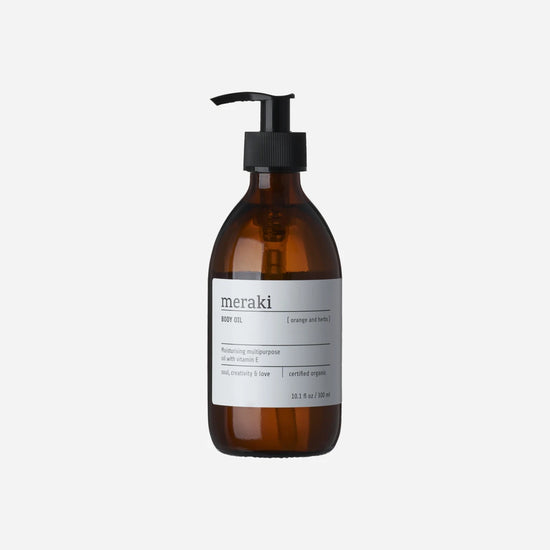 Body oil, Orange & herbs