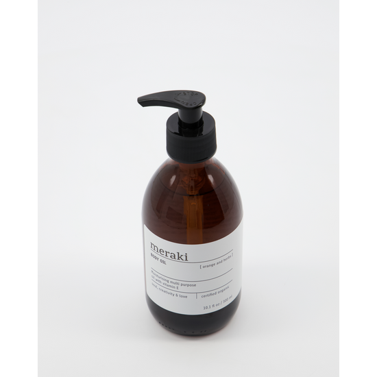 Body oil, Orange & herbs, Brown