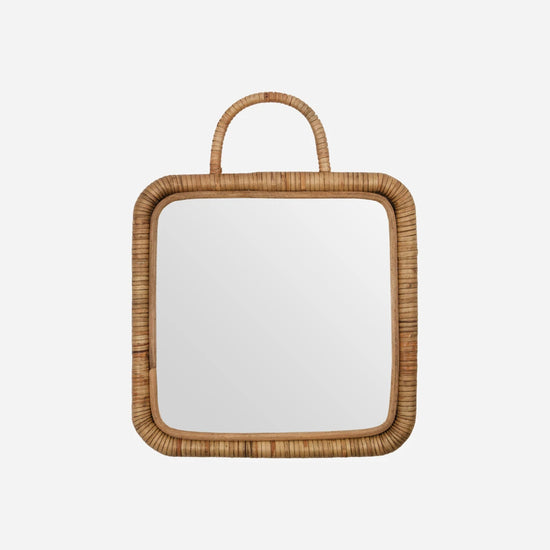 Mirror w. frame, MKBaki, Natural