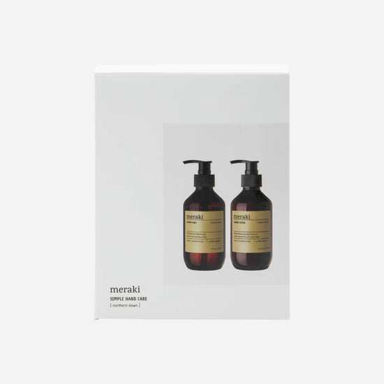 Gaveæske, Northern dawn, Simple hand care, Hvid