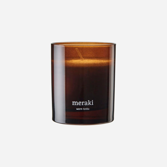 Scented candle, Warm tonka