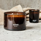 Scented candle, Dark wood