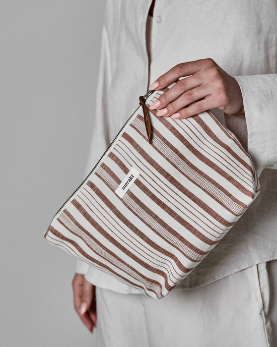 Toiletry bag, MKTerracotta, Terracotta